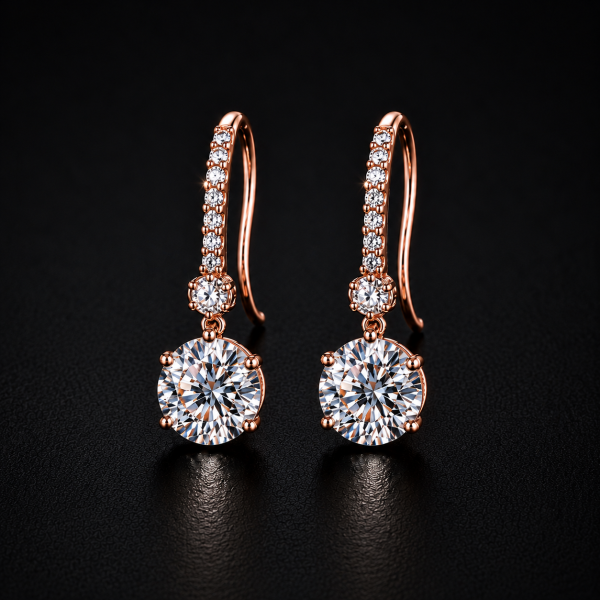 耳環→圓形 
