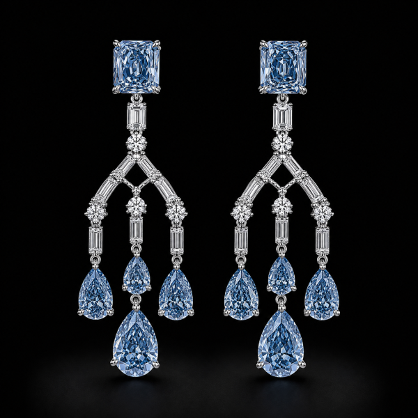 耳環→彩鑽 